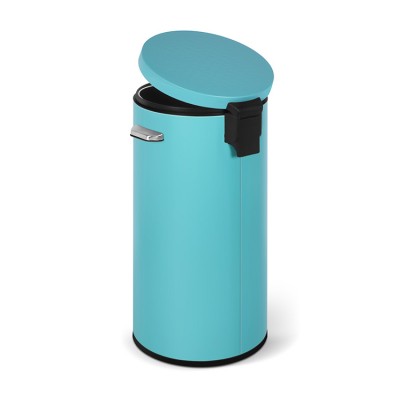 Eco-friendly stainless steel satin color large dustbin for school outdoor