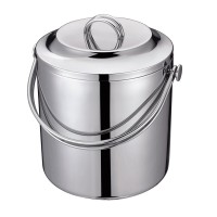 18/8 Stainless Steel Ice Bucket 1.1L Double Wall Ice Bucket